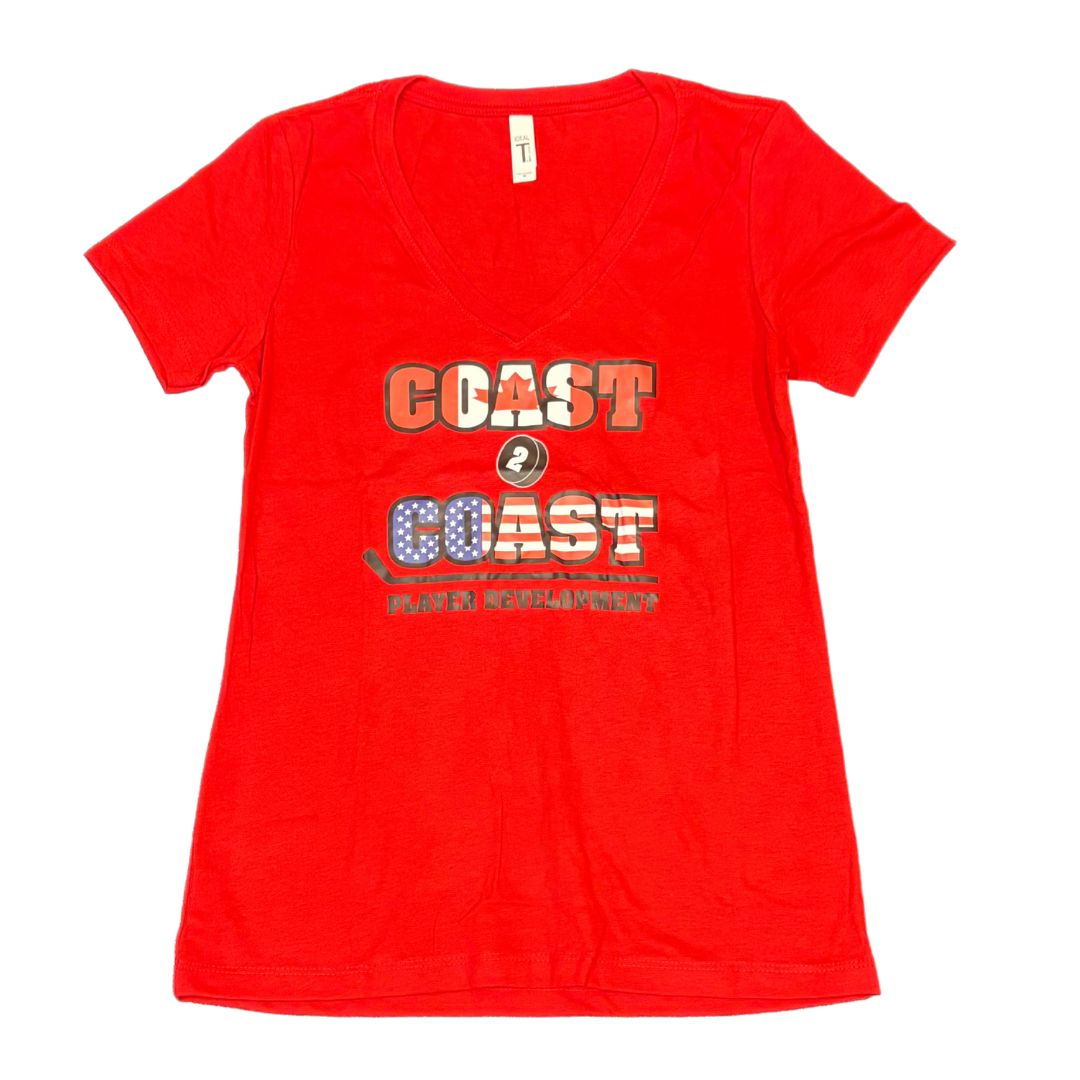 Women's Cut V-Neck T-Shirt
