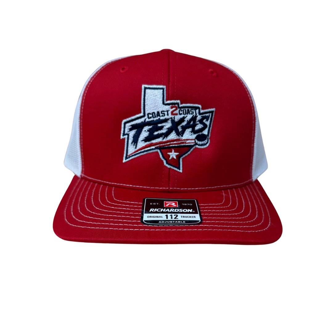 Red Curved Bill C2C Texas
