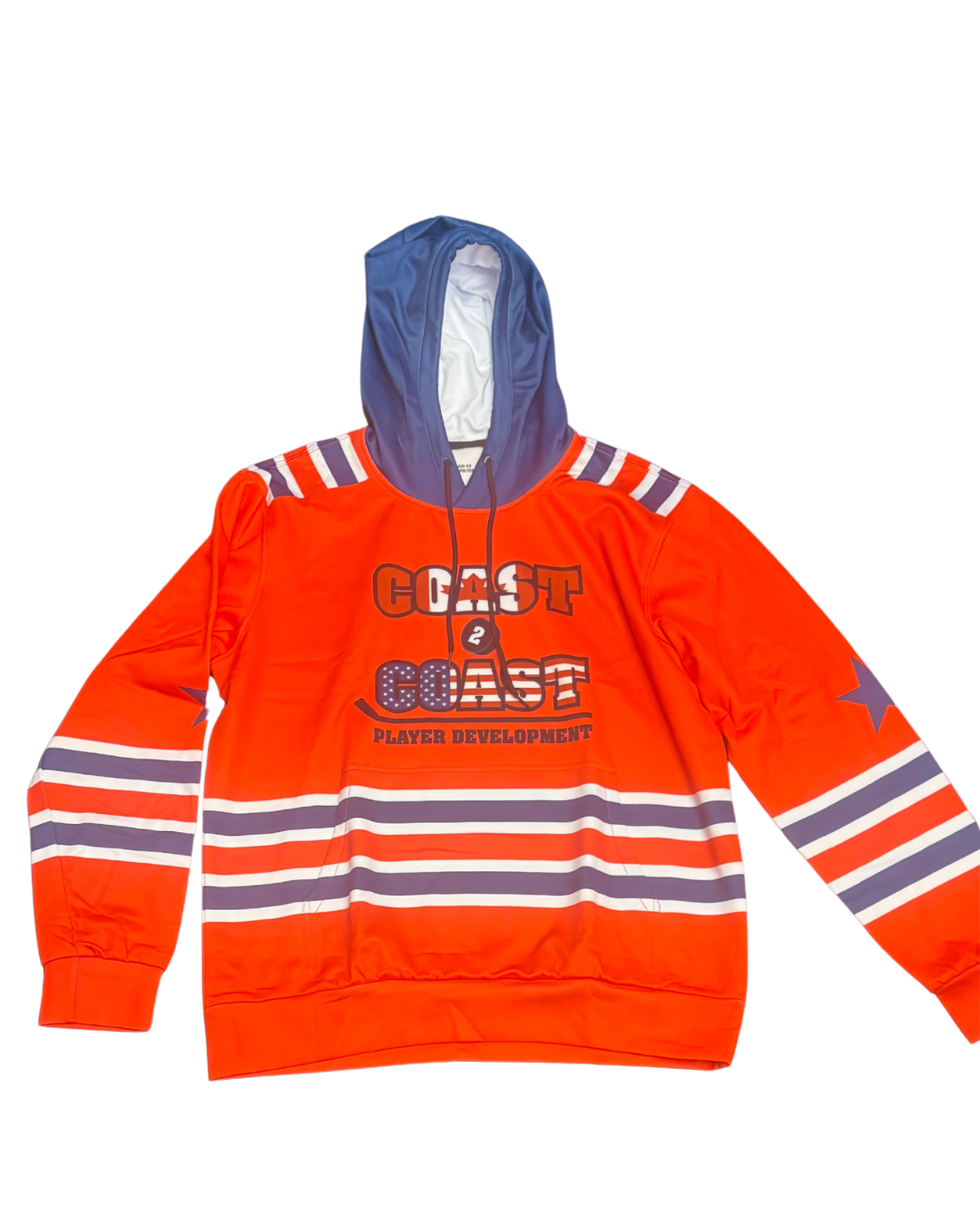 Nylon Youth Red/Blue Hoodie