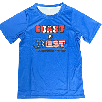 Youth Blue Athletic T-Shirt