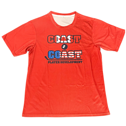 Youth Red Athletic T-Shirt