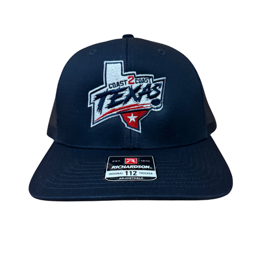 Navy Curved Bill C2C Texas